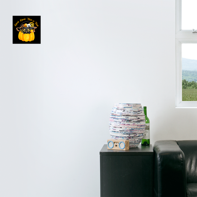 knock knock, trick or treat by Prinyos